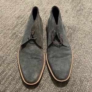 Men’s Ted Baker, Linnus suede gray boots SZ 11